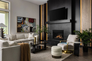 Living room photo in Kansas City