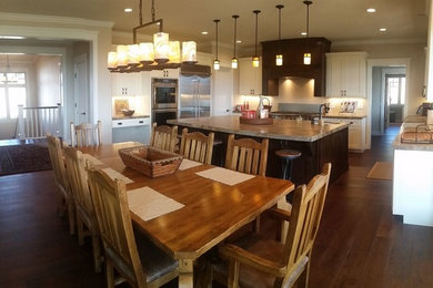 Transitional kitchen photo in Salt Lake City