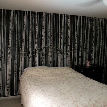 Birch Trees Bedroom Mural