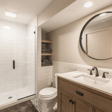 Basement Transformation | Theater | Game Room | Guest Bedroom | Full Bathroom