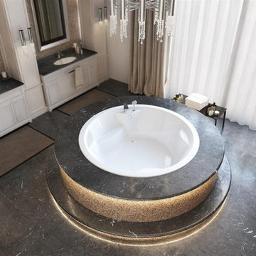 Aquatica Allegra-Wht Built-In Acrylic Bathtub