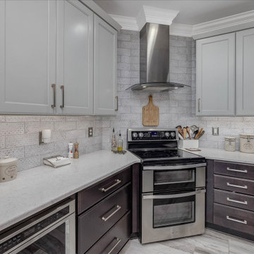 Two-Finish Kitchen Design Sanford, NC