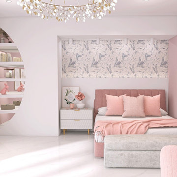 Modern Serenity Bedroom in Blush Pink