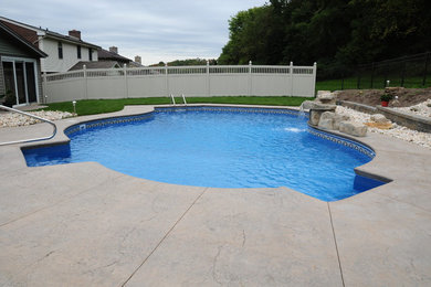 Trendy pool photo in Other