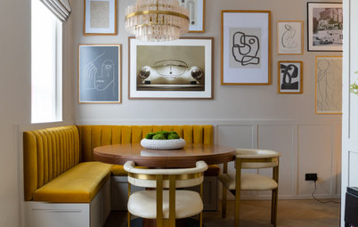 Houzz Tour: Warm Tones and Luxurious Surfaces in a City Townhouse