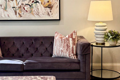 Living room - living room idea in Chicago