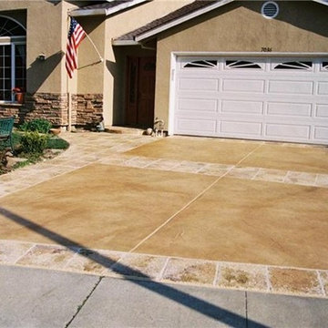 Stained Concrete Driveways