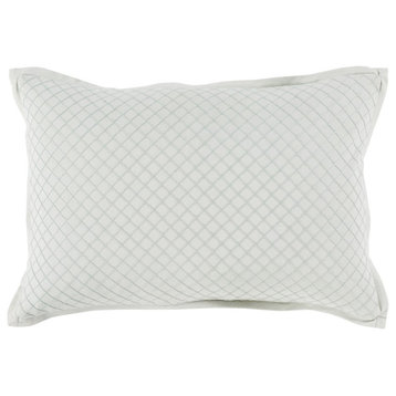 Hamden by Surya Poly Fill Pillow, Mint, 13' x 19'