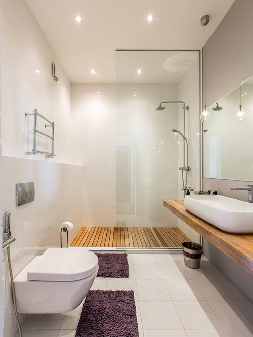Mid-Sized 3/4 Bathroom Design Ideas, Remodels & Photos