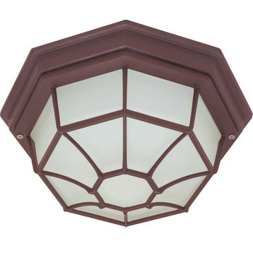 1-Light 12" Spider Cage Ceiling in Old Bronze