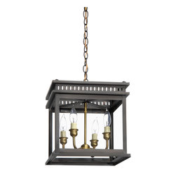 Hanging Lantern, Bronze Lantern - Kitchen Island Lighting