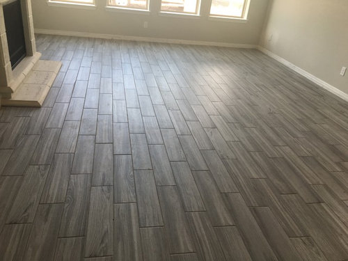 Porcelain Wood Look Tile Pattern, How To Lay Tile That Looks Like Wood