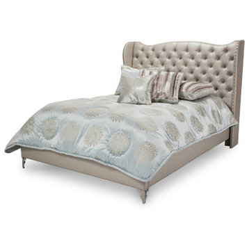 Hollywood Loft Frost Bed Collection by AICO, Queen