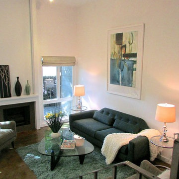 Eclectic Westwood Townhome Staged by THE CLOSING STAGE