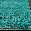 Naturals Solid Pattern Jute Blue/Area Rug (3.6 x 5.6)