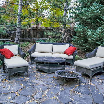 Englewood Pergola Deck with Split Stair Design