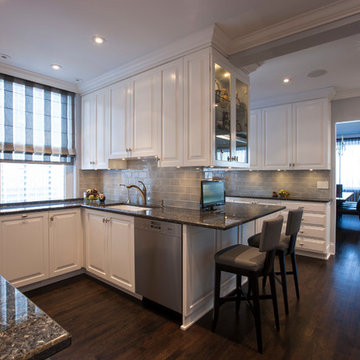 White Kitchen & Home Office
