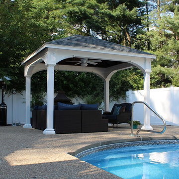 10x12 Vinyl Pavilion Custom Built in Framingham MA