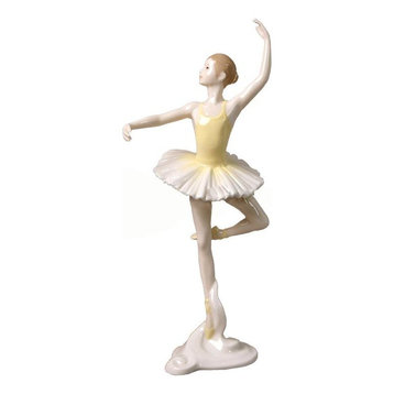 Confidence En L'Air, Yellow Costume, Ballet, Fine Porcelain