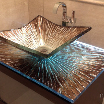 Inspired LED Color Changing RGB Flex Illuminating Glass Countertop