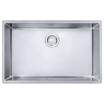 Franke Cube 28-1/2-In Single Basin Undermount 18 Gauge Kitchen Sink, Stainless