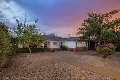 Eclectic exterior home idea in Phoenix