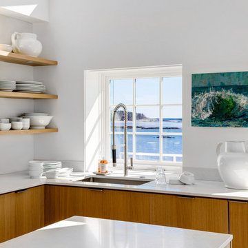 Calacatta Nuvo Caesarstone Quartz Kitchen