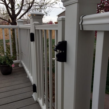 Trex Railing, Gates, and LED Post Cap Lighting
