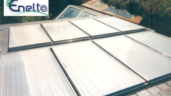 Paneles Solares sobre tejado de pizarra