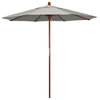 7.5' Wood Umbrella, Granite