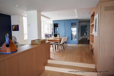 Inspiration for a coastal dining room remodel in Vancouver