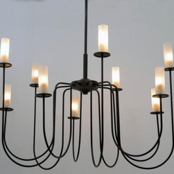 ROYAL CEILING GLASS CUPS CHANDELIER - Chandeliers