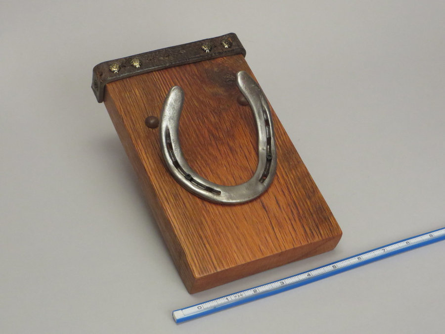 #R15106 Reclaimed Lumber, Horse Shoes, Tack Leather