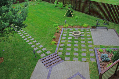 Пример оригинального дизайна: участок и сад