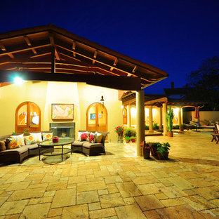 Schattiger Eklektischer Garten hinter dem Haus in Jacksonville