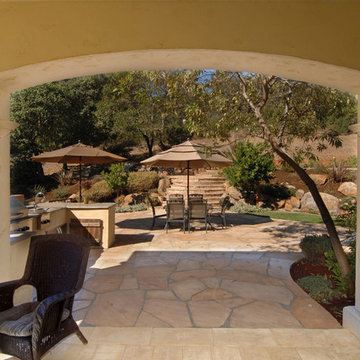 New Construction - Hillside Mediterranean