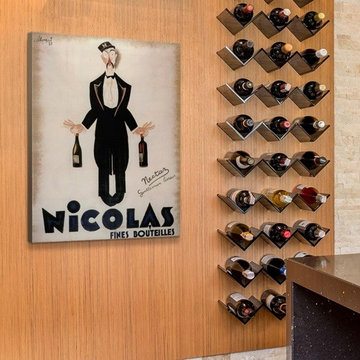 Nicolas Fine Wine - Vintage Wine Advertisement, by Vintage Apple Collection
