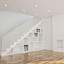 under stairs