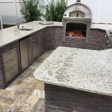 Self-contained Custom Outdoor Kitchen