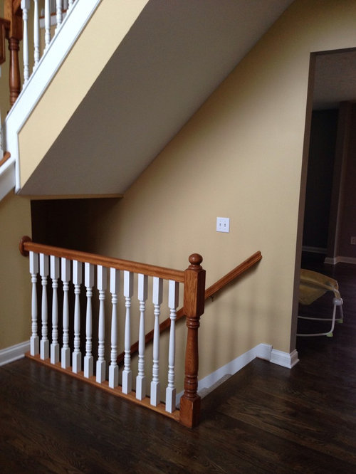 Wall Off This Stairway And Add A Door, Open Basement Stairs Railing