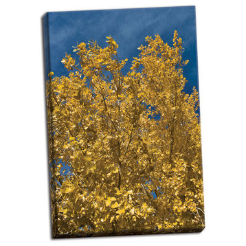 Fine Art Photograph, Fall Leaves 1, Hand-Stretched Canvas