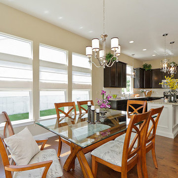 Dining Area into Kitchen at Bridgewater's Clayton Model