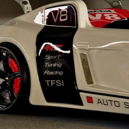 Audi Race Car Bed White - Kids Beds