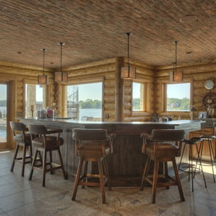 Log Cabin Basement Ideas Houzz