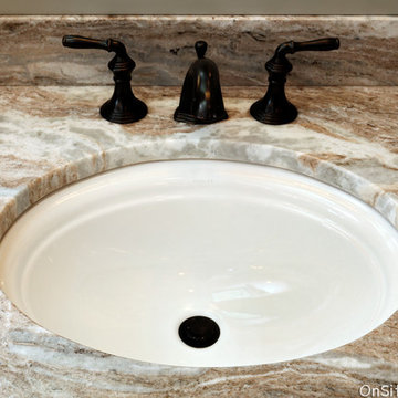Fantasy Brown Quartzite Master Bathroom