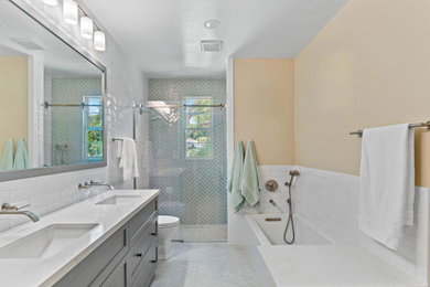 Bathroom - traditional bathroom idea in San Diego