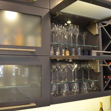Grey Galley Shaker Kitchen - Sacramento