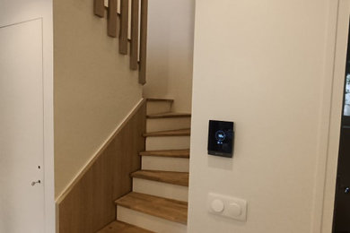 Exemple d'un escalier scandinave.