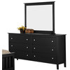 Homelegance Harris Dresser with Mirror in Black