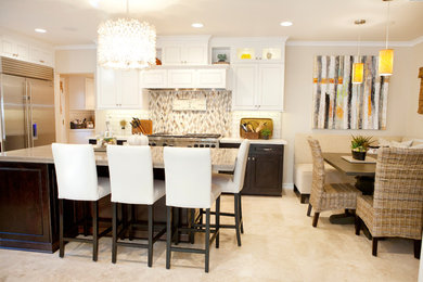 Kitchen - transitional kitchen idea in Orange County
